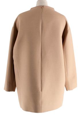 Valentino Wool Mock Neck Long Sleeve Camel Brown Top and Trouser Set 3
