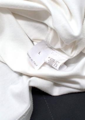 Brunello Cucinelli Double Layer White and Grey Crepe Dress 6