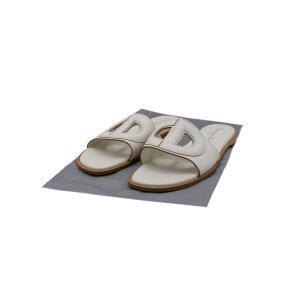 Dior White Calfskin D-Club Slide 2