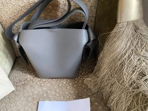 Acne Studios Dark Grey Mini Musubi Bag - In stores now 8