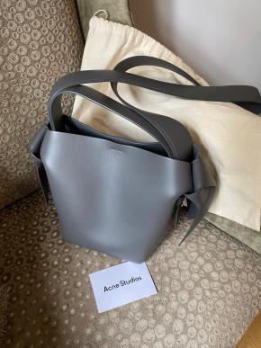 Acne Studios Dark Grey Mini Musubi Bag - In stores now 7