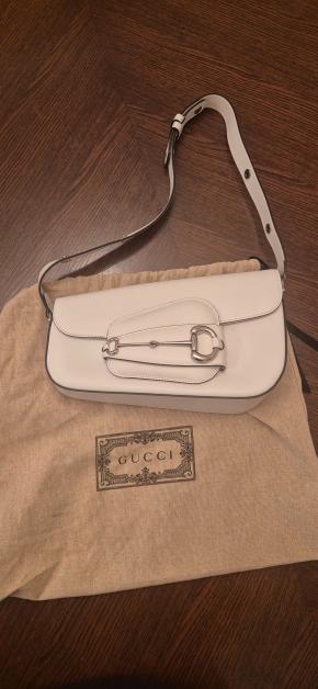 Gucci White Leather Horsebit 1955 3