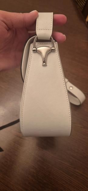 Gucci White Leather Horsebit 1955 7