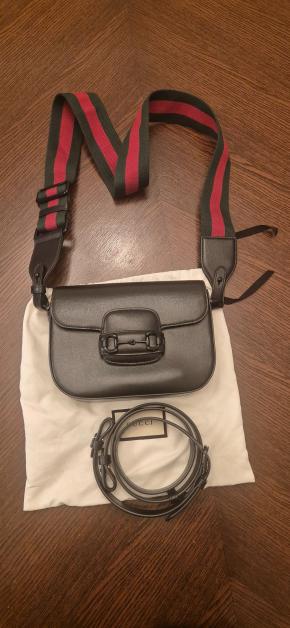 Gucci Black Leather Horsebit 1955 3