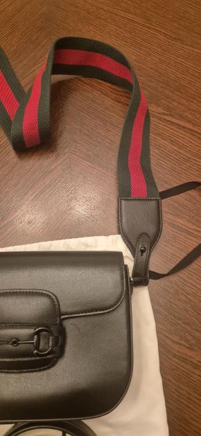 Gucci Black Leather Horsebit 1955 7