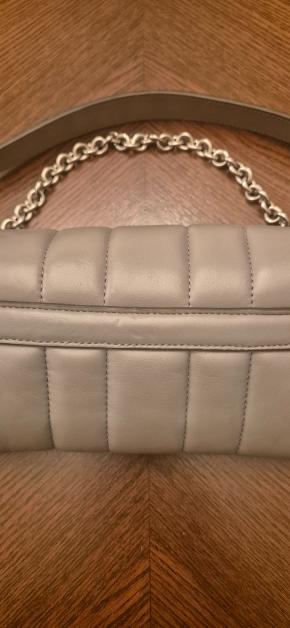 Gucci Grey Padded Leather Horsebit Shoulder Bag 6