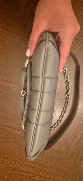 Gucci Grey Padded Leather Horsebit Shoulder Bag 7