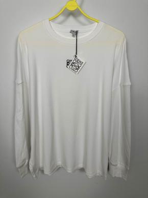 Loewe Long Sleeved White T Shirt 4