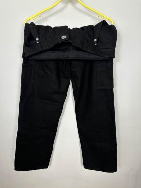 Chrome Hearts Double Knee Carpenter Black Jeans 11