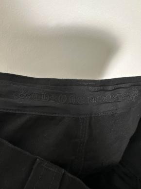 Chrome Hearts Double Knee Carpenter Black Jeans 5
