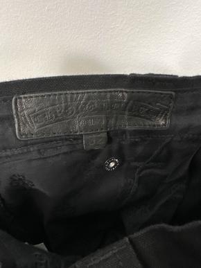 Chrome Hearts Double Knee Carpenter Black Jeans 6