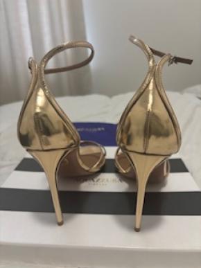 Aquazzura Soft Gold Purist Sandal 105 3