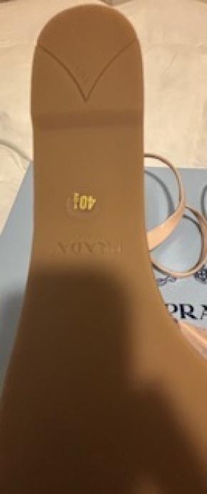 Prada Cipria Patent Wedge Sandals 4