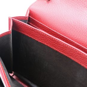 Gucci Red Calfskin Mini Dionysus Wallet on Chain 8
