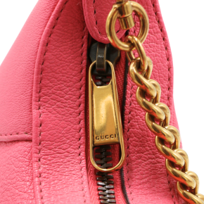 Gucci Small Pink Leather Aphrodite Shoulder Bag 7