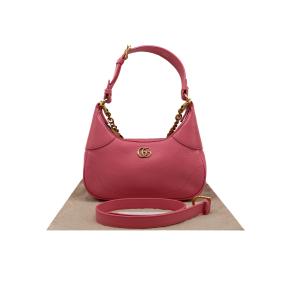 Gucci Small Pink Leather Aphrodite Shoulder Bag 2