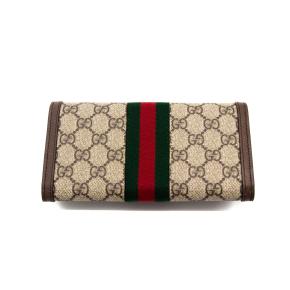 Gucci Leather Trim Ophidia GG Continental Wallet 2