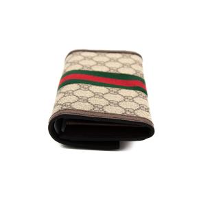Gucci Leather Trim Ophidia GG Continental Wallet 4