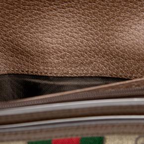 Gucci Leather Trim Ophidia GG Continental Wallet 6