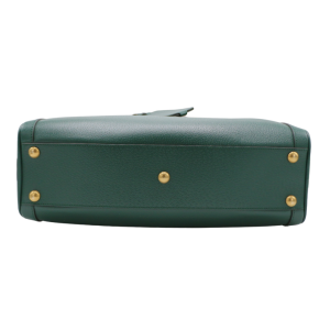 Gucci Medium Green Grained Calfskin Diana Bag 4