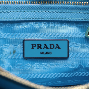 Prada Turquoise Saffiano Mini Promenade Tote 5