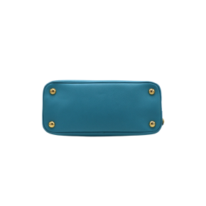 Prada Turquoise Saffiano Mini Promenade Tote 3