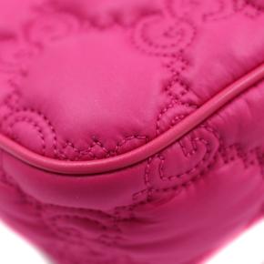 Gucci Small Pink Leather  GG Matelassé Bag 10