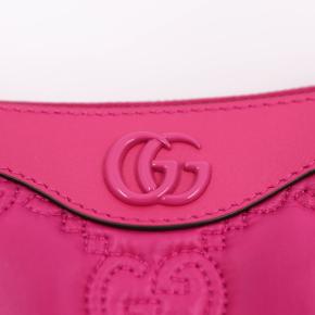 Gucci Small Pink Leather  GG Matelassé Bag 9