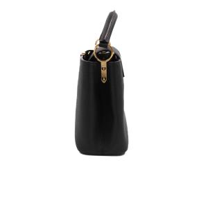 Louis Vuitton Black Taurillon Capucines PM 3