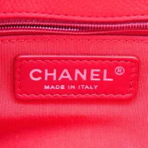 Chanel Small Red Leather CC Box Flap Bag 8