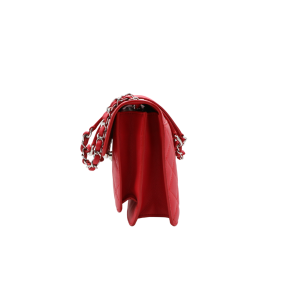 Chanel Small Red Leather CC Box Flap Bag 3