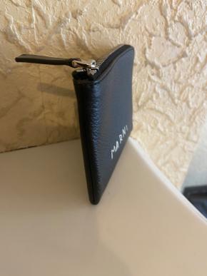 Marni Black Grained Leather Wallet 4