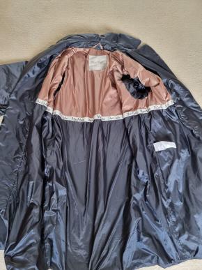 MaxMara Navy Blue The Cube Padded Midi Coat 6