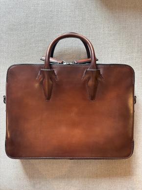 Berluti Lift 11 Scritto Leather Briefcase 4
