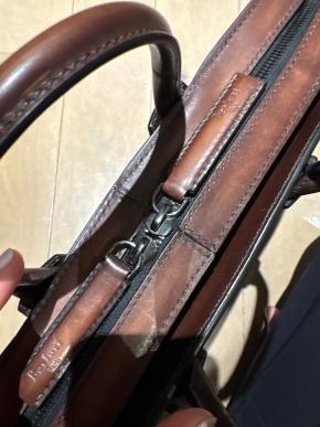 Berluti Lift 11 Scritto Leather Briefcase 8
