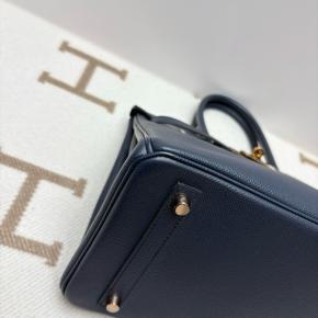 Hermes Navy Blue Epsom Leather Birkin 30 6