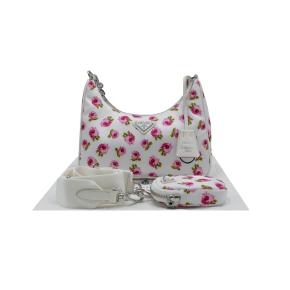 Prada Frloral Mini Re-Edition Tessuto Nylon Bag 2