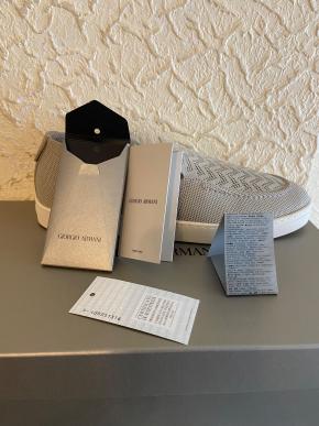 Armani Chevron Jaquard Slip Ons 7