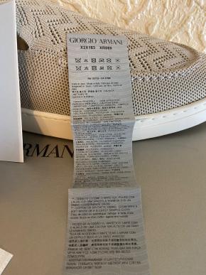 Armani Chevron Jaquard Slip Ons 12