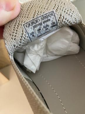 Armani Chevron Jaquard Slip Ons 6