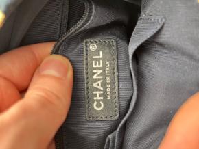 Chanel Small Denim and Calfskin Gabrielle Hobo 6