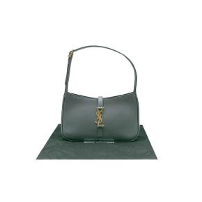 Saint Laurent Grey Calfskin Le 5 A 7 Hobo 2