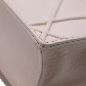Dior Beige Grained Calfskin Small Diorama Flap Bag 17