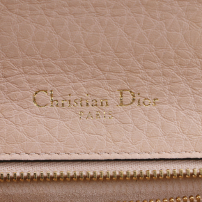 Dior Beige Grained Calfskin Small Diorama Flap Bag 6