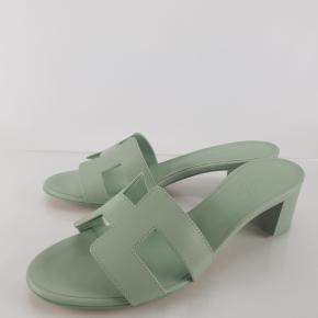 Hermes Light Green Oasis Sandals 2