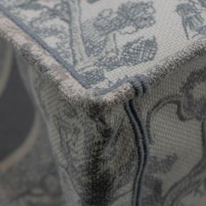 Christian Dior Grey Toile de Jouy Canvas Medium Book Tote 9
