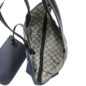Gucci Small Blue Totissima Reversible Tote 17