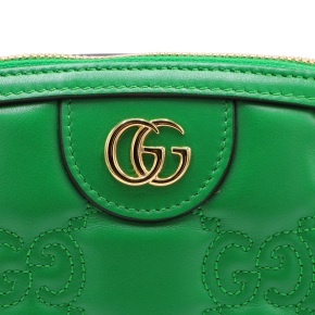 Gucci Green Leather Matelasse Bag 15