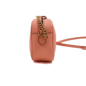 Gucci Small Peach GG Marmont Shoulder Bag 9