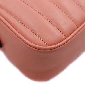 Gucci Small Peach GG Marmont Shoulder Bag 11